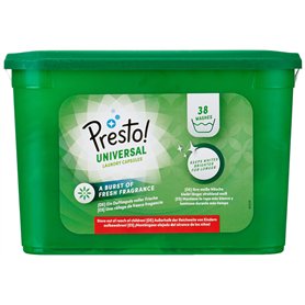 Marque Amazon - Presto! Capsules universelles pour machine à laver