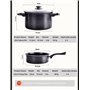 Batterie de Cuisine Antiadhésive 13 Pièces