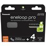 Piles Rechargeables Panasonic BK-3HCDE/4CP+CASE