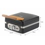 DOMO DO9275W Gaufrier pour 2 gaufres belges – Gaufres XL 4x7 – Revêtement antiadhésif sans PFAS – 1400 W - Revêtement Céramique 