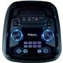 Ibiza - FREESOUND400 - Enceinte Portable sur Batterie avec Bluetooth, USB, SD et AUX-in avec LEDs d’Ambiance - 400W - Noir