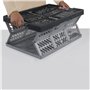 keeeper 9 boîtes pliables « Ben » pour professionnel (45 litres/polypropylène/gris anthracite).
