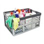 keeeper 9 boîtes pliables « Ben » pour professionnel (45 litres/polypropylène/gris anthracite).