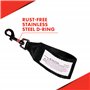 Ezydog Ceinture de sécurité pour voiture et adaptable au harnais Noir