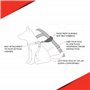 Ezydog Ceinture de sécurité pour voiture et adaptable au harnais Noir