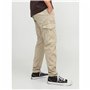 Pantalon Jack & Jones JPSTPAUL JJFLAKE CARGO CROCKERY NOOS 12193754 Beige