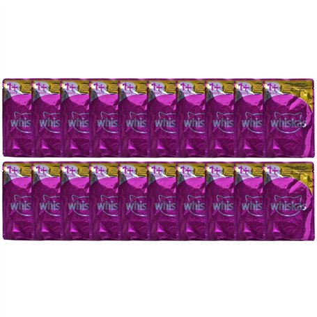 Whiskas Adult 1+ Nourriture humide pour chat volaille au choix en gelée