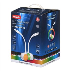 Lampe de bureau Activejet AJE-RAINBOW 2 Blanc 7 W 430 Lm