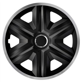 NRM Fast LUX Enjoliveurs de Roues 16" Gris Lot de 4 piéces