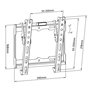 Support de table d'écran MacLean MC-942 42" 13"