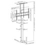 Support de table d'écran MacLean MC-866T 80" 37"
