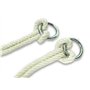 Balançoire pour bébé - Balançoire en bois - Armature en bois et coton - Gris - Jouet pour enfant - Maison de jardin - Siège bébé