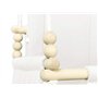 Balançoire pour bébé - Balançoire en bois - Armature en bois et coton - Jouet pour enfant - Maison de jardin - Siège bébé à part