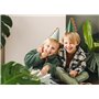 Lot de 6 Chapeaux de Fête Dinosaures 16 cm - Chapeau d'Anniversaire - Décoration d'Anniversaire - Accessoires de Costume - Vert 