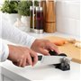 Retoo Couteaux Professionnel Eguiseur de Couteau Japonais avec Poignée à Angle Réglable Affuteur Multifonction et Aiguiseur de C