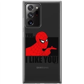 ERT GROUP Coque de téléphone Portable pour Samsung Galaxy Note 20 Ultra Original et sous Licence Officielle Marvel Motif Spider