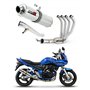 DOMINATOR Ligne complète d'échappement Collecteur Silencieux ST compatible avec GSF 650 BANDIT N/S 2005-2006