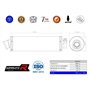 DOMINATOR Ligne complète d'échappement Collecteur Silencieux ST compatible avec GSF 650 BANDIT N/S 2005-2006