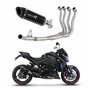 DOMINATOR Ligne complète d'échappement Collecteur Silencieux HP8 NOIR compatible avec GSX - S 1000 / F 2015-2020
