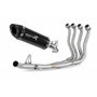DOMINATOR Ligne complète d'échappement Collecteur Silencieux HP8 NOIR compatible avec GSX - S 1000 / F 2015-2020