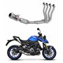 DOMINATOR Ligne complète d'échappement Collecteur Silencieux GPS compatible avec GSX - S 1000/1000 GT / 950 2021-2023