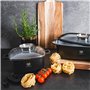 KARL HAUSMANN Faitout Induction - 4.4L – 24 cm - Cocotte Fonte d'Aluminium - Marmite Couvercle en Verre - Casserole Tous Feux do