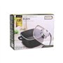 KARL HAUSMANN Faitout Induction - 4.4L – 24 cm - Cocotte Fonte d'Aluminium - Marmite Couvercle en Verre - Casserole Tous Feux do
