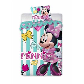 Disney Parure de lit pour bébé Motif Minnie 100 x 135 cm
