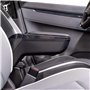 RATI ARMSTER 2 Accoudoir adapté pour FIAT 500 2016-2024 [noir,cuir végane] avec rangement pouvant être installé ultérieurement