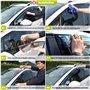 Rdgnls 4 Pièces Deflecteurs d'air Voiture, pour Benz GLC-L X254 2023+ Déflecteurs Vent Fenêtre Latérale Déflecteur Voiture Pare-