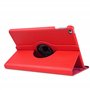 Étui avec support rotatif à 360° pour Apple iPad Air 1 Air 2 iPad 9.7 2017/2018 5ème et 6ème génération (rouge)