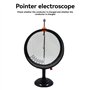 Junterone Electroscope à Pointeur Expérience Électrostatique Électromètre pour Mesurer la Différence de Potentiel Entre Deux Ban