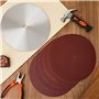 TsoLay Disque de Ponçage de 10 Po pour Scie à Table Disque de Ponçage D'Étalonnage D'Arbre de 5/8 Po Lame D'Équilibrage 18 Papie
