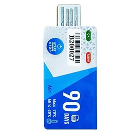 Junterone Enregistreur de Données D'Enregistreur de Température D'Interface USB de 90 Jours pour le Transport Réfrigéré de Stock