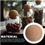 Hxhsgmeh Boule de Liège pour Vin, Bouchon à Bille en Liège en Bois pour Carafe pour Carafe à Vin, Remplacement de la Bouteille, 