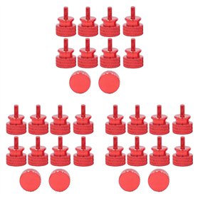 Plawee 30 PièCes/Lot UNC6-32 M3.5 Vis à Main pour Support GPU PSU BoîTier D'Ordinateur Vis du Panneau LatéRal PC Assembler Water