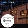 Sirxlevcy Camping-Car Voiture Push Lock RV Caravane Bateau Armoire Serrures PoignéE Maison Tiroir Loquet Bouton Serrures Meubles