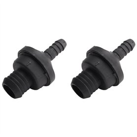 Xptieeck 2X Soupape Unidirectionnelle de Tuyau de Carter de Reniflard de Moteur Tuyau de Ventilation PCV Clapet Anti-Retour de S