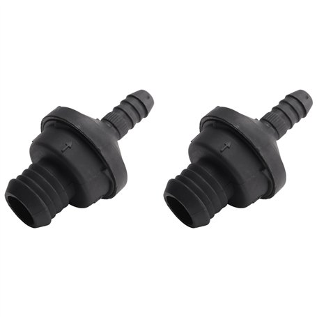 Xptieeck 2X Soupape Unidirectionnelle de Tuyau de Carter de Reniflard de Moteur Tuyau de Ventilation PCV Clapet Anti-Retour de S
