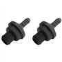 Xptieeck 2X Soupape Unidirectionnelle de Tuyau de Carter de Reniflard de Moteur Tuyau de Ventilation PCV Clapet Anti-Retour de S