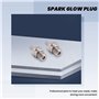 SRMAN 2 PièCes Bougies de PréChauffage Hot Spark PièCes de Moteur Accessoires pour Camion Nitro Remplacer OS RC Voiture 70117, N