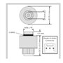 Axaooqeld Capteur D'Oxygène AO-02 Détecteur de Gaz Compatible avec AO2 AA428-210 AO2PTB-18.10