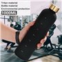 Cpolebev Bouteille d'eau 1L avec Marqueur de Temps 32 OZ Motivational RéUtilisable Fitness Sports ÉTanche Bouteille en Plastique