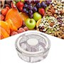 Giwnhvx Plateau de Conservation Alimentaire Multifonction avec Couvercle, Récipient pour Aliments, Plateau pour Conserver Noix e
