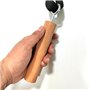 Kznifmk Poignée en Bois Pull Up Ball Grip Renforcement des Doigts Exerciseur Bras Force Musculaire Entraînement Escalade Fitness