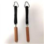 Kznifmk Poignée en Bois Pull Up Ball Grip Renforcement des Doigts Exerciseur Bras Force Musculaire Entraînement Escalade Fitness