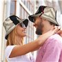 Chapeau bob d'été imprimé sports de hockey, chapeau de soleil tendance, casquette unisexe, pour la plage, le golf, la pêche, les