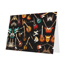 WURTON Guitars-Standard-Scale-2_00x Cartes de vœux artistiques imprimées élégantes à moitié pliées 10