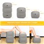 Oreiller de Voyage gonflables Repose-Pieds portatif Coussin Gonflable, pour Le Repos de Pied sur des Avions Parfait pour Voyager