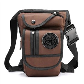 Xieben Nylon Drop Leg Sac pour Hommes Femmes Moto Vélo Hanche Bum Ceinture Taille Fanny Pack Voyage en Plein Air Camping Tactiqu